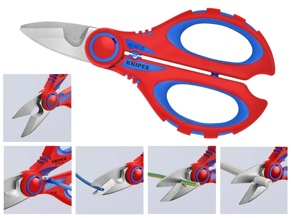 Knipex 950510 Universal Shears With A Ferrules Crimp Function 160mm 4 Knipex 950510 Universal Shears With A Ferrules Crimp Function 160mm - Image 2