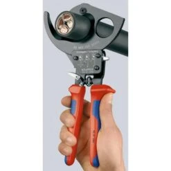 Knipex 9531250 Cable Cutter Ratchet Action Type 250mm 10″ -Tools Discounts 9531250 4