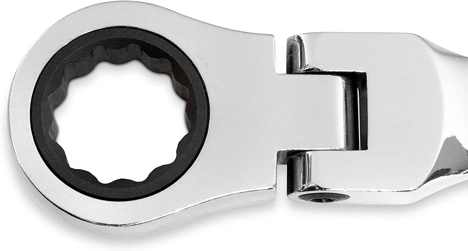 GEARWRENCH 9550 10 Piece Stubby Flex Combination Ratcheting Spanner Wrench Set Metric 6 GEARWRENCH 9550 10 Piece Stubby Flex Combination Ratcheting Spanner Wrench Set Metric - Image 4