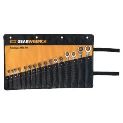 GEARWRENCH 9602RNG 16 Piece Reverse Ratcheting Spanner Set METRIC Bonus SAE Set 9602NR & 9509NR -Tools Discounts 9602NR