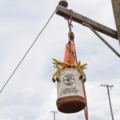 KLEIN Tools A-5104 Canvas Bucket Tool Bag With Leather Bottom, 30.5cm -Tools Discounts A 5104 12