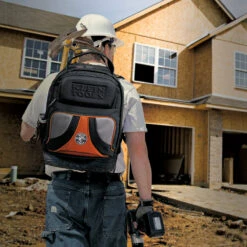 KLEIN Tools A-55421BP-14 Tradesman Pro™ Tool Bag Backpack, 39 Pockets, Black, 36.8 Cm -Tools Discounts A 55421BP 14 7