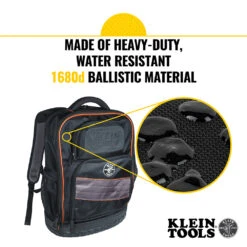 KLEIN Tools A-55456BPL Tradesman Pro™ Backpack / Tool Bag, 25 Pockets, 1-Inch Laptop Pocket -Tools Discounts A 55456BPL 13