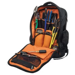 KLEIN Tools A-55456BPL Tradesman Pro™ Backpack / Tool Bag, 25 Pockets, 1-Inch Laptop Pocket -Tools Discounts A 55456BPL 2
