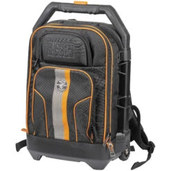 KLEIN Tools A-55604 Tradesman Pro™ Rolling Tool Bag Backpack, 28 Pockets