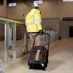 KLEIN Tools A-55604 Tradesman Pro™ Rolling Tool Bag Backpack, 28 Pockets -Tools Discounts A 55604 14