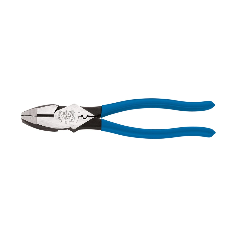 KLEIN Tools A-D2000-9NECR Hi Leverage Lineman’s Pliers With Crimper 9″ 238 Mm – Made In USA 3 KLEIN Tools A-D2000-9NECR Hi Leverage Lineman’s Pliers With Crimper 9″ 238 Mm – Made In USA