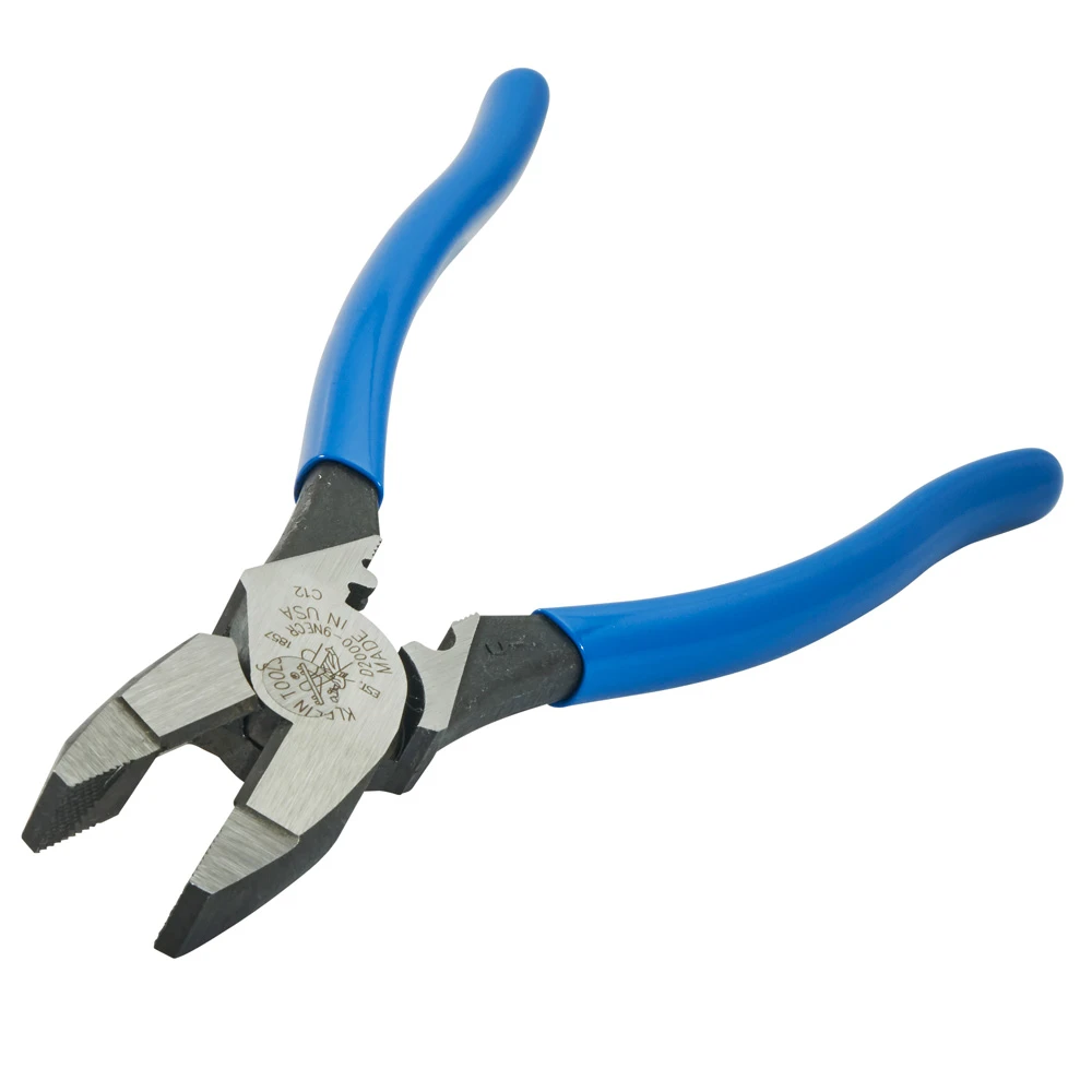 KLEIN Tools A-D2000-9NECR Hi Leverage Lineman’s Pliers With Crimper 9″ 238 Mm – Made In USA 5 KLEIN Tools A-D2000-9NECR Hi Leverage Lineman’s Pliers With Crimper 9″ 238 Mm – Made In USA - Image 3