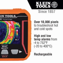 Klein Tools A-TI250 Rechargeable Thermal Imaging Camera -Tools Discounts A TI250 11