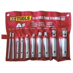 KC Tools A13050 Box Tube Spanner Set 10 Piece Imperial