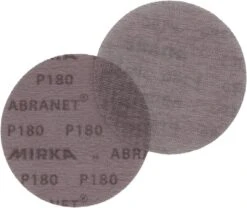 Mirka AE241F1018 Abranet Sanding Discs 150mm Grip P180 Grit 10 Pack -Tools Discounts AE241F1018 3