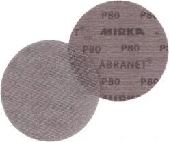 Mirka AE241F1080 Abranet Sanding Discs 150mm Grip P80 Grit 10 Pack -Tools Discounts AE241F1080 3 1