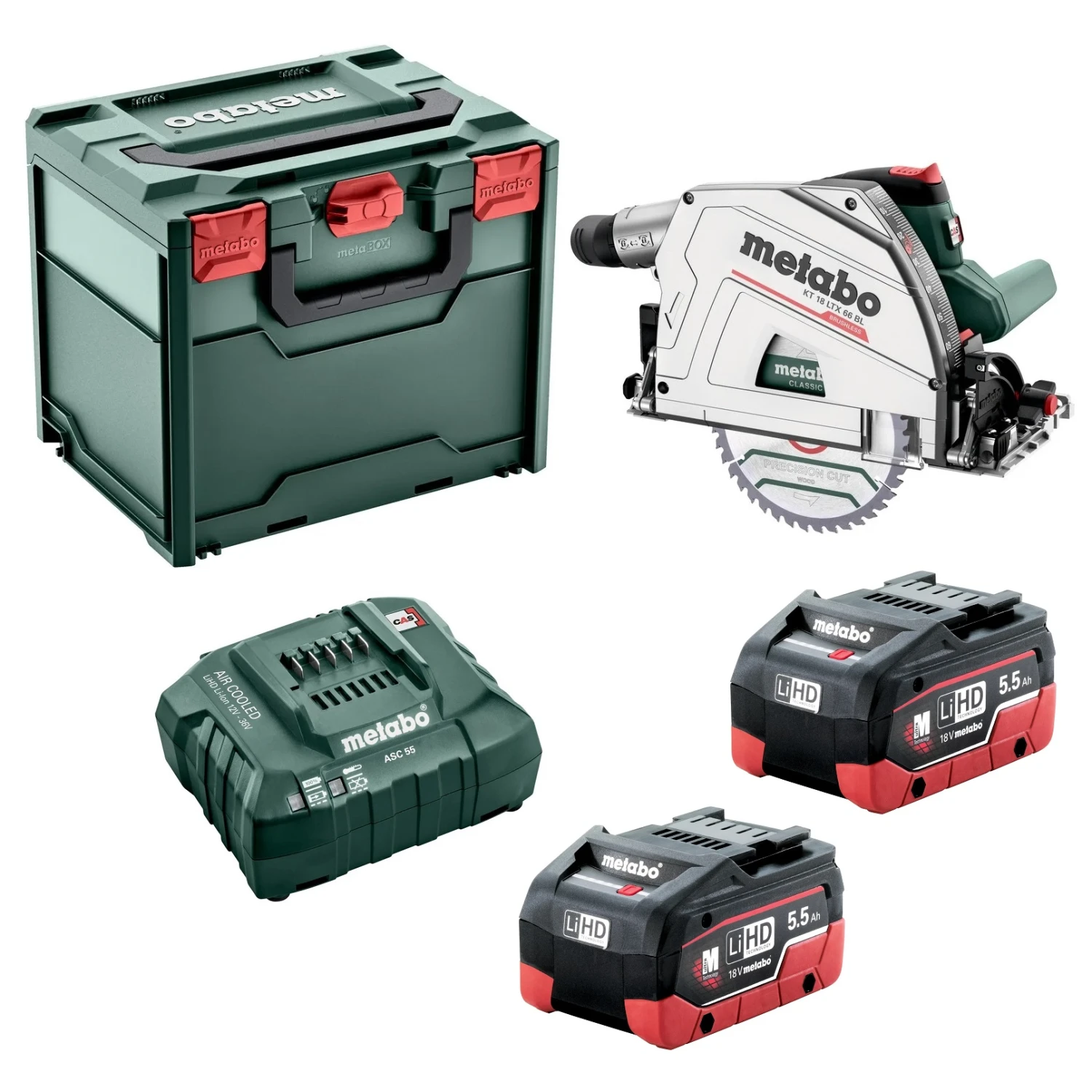 Metabo KT 18 LTX 66 BL 5.5 K 18V 5.5Ah Lithium-Ion Brushless Cordless 66mm Plunge Cut Circular Saw Combo Kit AU60186600 3 Metabo KT 18 LTX 66 BL 5.5 K 18V 5.5Ah Lithium-Ion Brushless Cordless 66mm Plunge Cut Circular Saw Combo Kit AU60186600