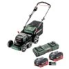 Metabo RM 36-18 LTX BL 46 36V (18Vx2) 10.0Ah Lithium-Ion Brushless Cordless Lawn Mower 460mm (18″) Combo Kit AU60160600