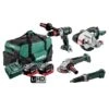 Metabo AU68400650 18V 5.5Ah LiHD Lithium-Ion Metal Working 4 Piece Combo Kit MX4LB2HD5.5CE 2 Metabo AU68400650 18V 5.5Ah LiHD Lithium-Ion Metal Working 4 Piece Combo Kit MX4LB2HD5.5CE -Tools Discounts AU68400650 MX4LB2HD5.5CE