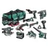 Metabo MX10LB2HD10.0DD 18V 10.0Ah LiHD Lithium-Ion Mega Mixed Brushless 10 Piece Combo Kit AU69000120 -Tools Discounts AU69000120