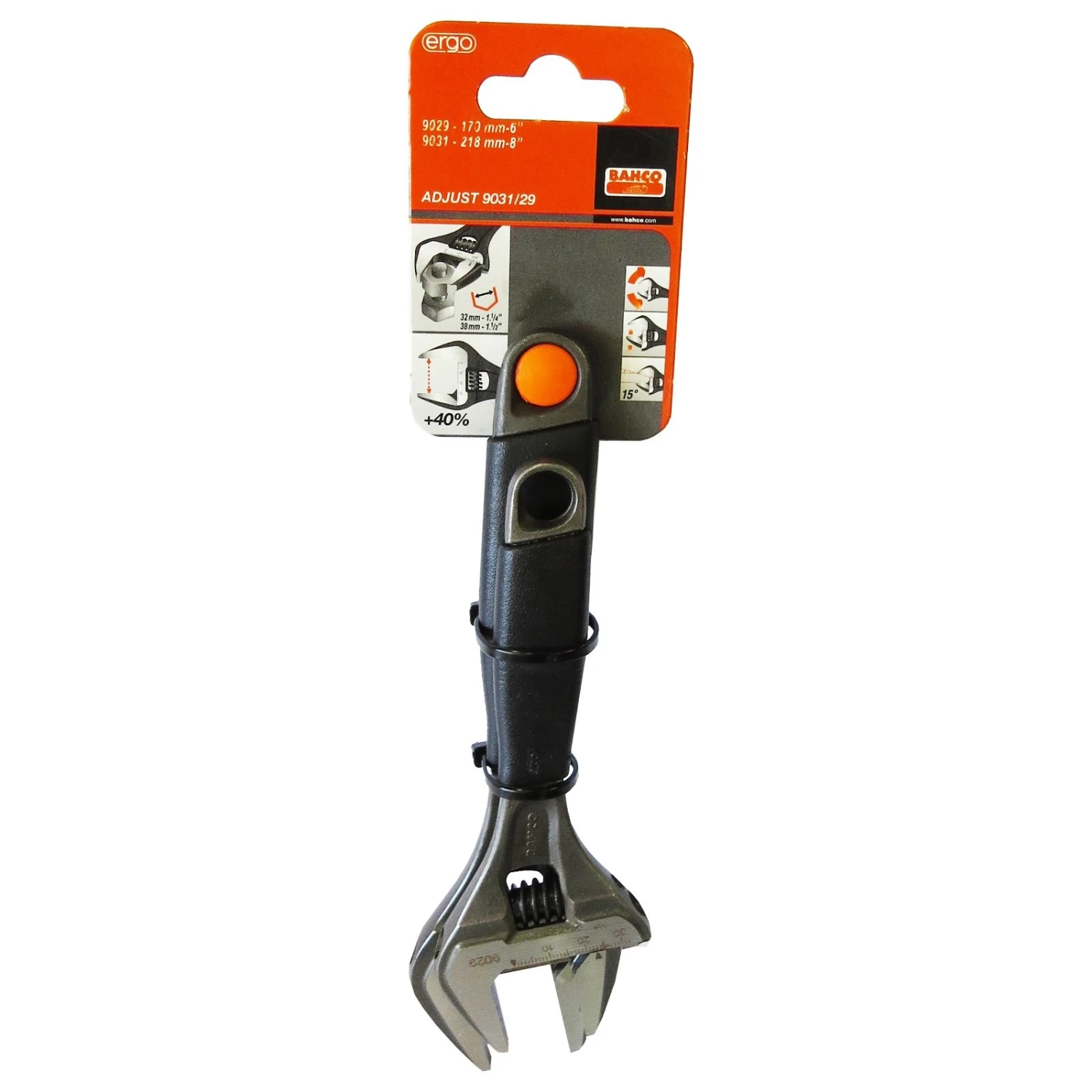 Bahco Adjust 9031/29 Ergo 2 Piece Wide Jaw Adjustable Wrench Set 6″ 9029 & 8″ 9031 3 Bahco Adjust 9031/29 Ergo 2 Piece Wide Jaw Adjustable Wrench Set 6″ 9029 & 8″ 9031