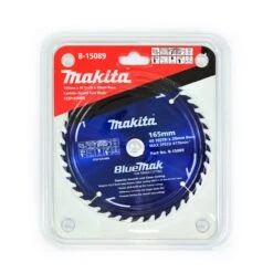 Makita B-15089 BlueMak 165mm (6-1/2″) X 20mm Bore 40 Teeth TCT Circular Saw Blade