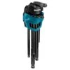 Makita B-65894 Hex Key Wrench Set Ball End 9 Piece Metric