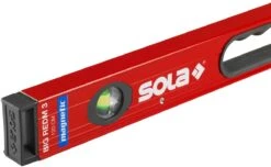 SOLA BIGREDM3200 Magnetic Aluminium Box Profile Spirit Level BIG REDM 3 – 3 Vial 200cm 2000mm Made In Austria 01816701 -Tools Discounts BIGREDM3120 2 1
