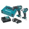Makita CLX205SAJ 12V Max 2.0Ah Lithium-Ion Mobile Brushless 2 Piece Cordless Drill & Impact Driver Combo Kit -Tools Discounts CLX205SAJ