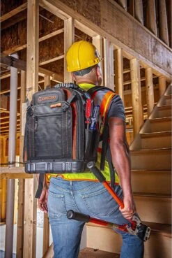 CRESCENT CTB1000N 18″ Heavy Duty Job Site Tradesman Backpack Tool Bag -Tools Discounts CTB1000 8