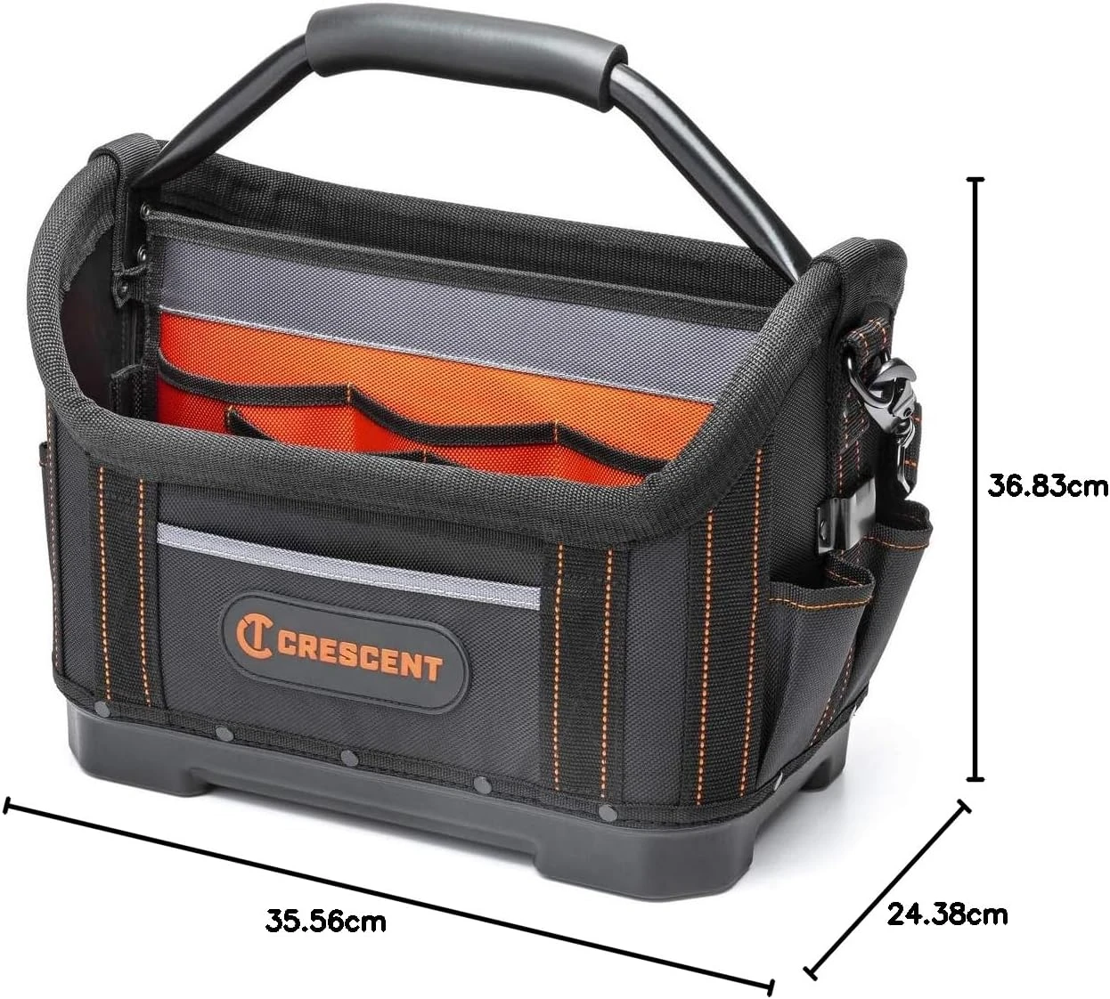 CRESCENT CTB1410 Heavy Duty 350mm 14″ Tradesman Open Top Tool Bag 8 CRESCENT CTB1410 Heavy Duty 350mm 14″ Tradesman Open Top Tool Bag - Image 6
