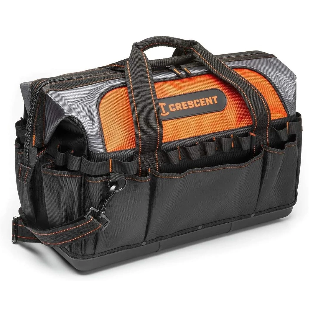 CRESCENT CTB2010 Heavy Duty 500mm 20″ Contractor Tool Bag 3 CRESCENT CTB2010 Heavy Duty 500mm 20″ Contractor Tool Bag