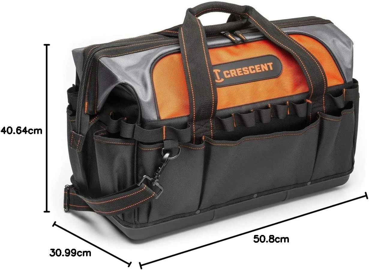 CRESCENT CTB2010 Heavy Duty 500mm 20″ Contractor Tool Bag 7 CRESCENT CTB2010 Heavy Duty 500mm 20″ Contractor Tool Bag - Image 5