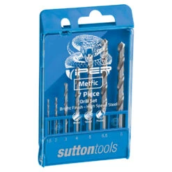 Sutton Tools D105SLV7M Viper Drills 7 Piece Drill Bit Set Metric SLV7M -Tools Discounts D105SLV7M 1