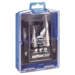 Sutton Tools D504SET3 HSS Step Drill Set 3 Piece 4-12mm 4-20mm 4-30mm Metric Steps 7 Sutton Tools D504SET3 HSS Step Drill Set 3 Piece 4-12mm 4-20mm 4-30mm Metric Steps -Tools Discounts D504SET3 1