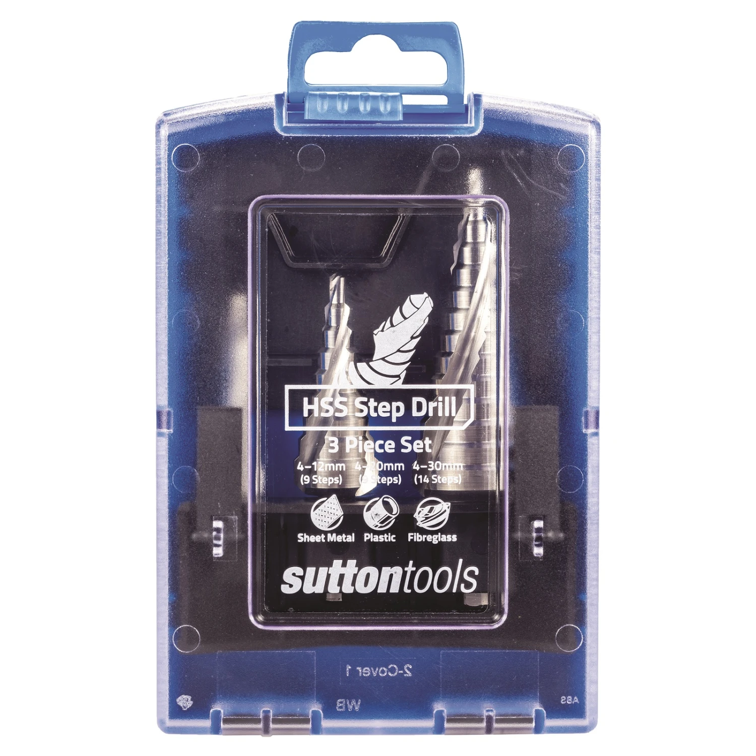 Sutton Tools D504SET3 HSS Step Drill Set 3 Piece 4-12mm 4-20mm 4-30mm Metric Steps 5 Sutton Tools D504SET3 HSS Step Drill Set 3 Piece 4-12mm 4-20mm 4-30mm Metric Steps - Image 3