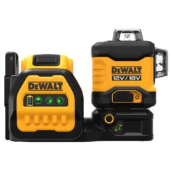 DeWALT DCE089D1G18-XE 18V 2.0Ah Lithium-Ion Cordless Rechargeable Green Beam Self Levelling X3 360 Degree Cross Multi-Line Laser Level Kit -Tools Discounts DCE089D1G18 XE 1