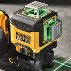 DeWALT DCE089D1G18-XE 18V 2.0Ah Lithium-Ion Cordless Rechargeable Green Beam Self Levelling X3 360 Degree Cross Multi-Line Laser Level Kit -Tools Discounts DCE089D1G18 XE 10