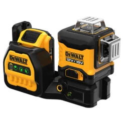 DeWALT DCE089D1G18-XE 18V 2.0Ah Lithium-Ion Cordless Rechargeable Green Beam Self Levelling X3 360 Degree Cross Multi-Line Laser Level Kit -Tools Discounts DCE089D1G18 XE 2