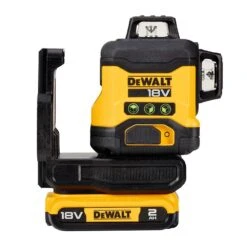 DeWALT DCLE34031D1-XE 18V 2.0Ah Lithium-Ion Compact Cordless Rechargeable Green Beam Self Levelling X3 360 Degree Cross Multi-Line Laser Level Kit -Tools Discounts DCLE34031D1 XE 2