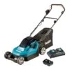 Makita DLM382CT2 36V (18Vx2) 5.0Ah Lithium-Ion Cordless Lawn Mower 380mm (15″) Combo Kit