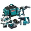 Makita DLX5062TX1 18V 5.0Ah Lithium-Ion Brushless 5 Piece Cordless Combo Kit -Tools Discounts DLX5062TX1