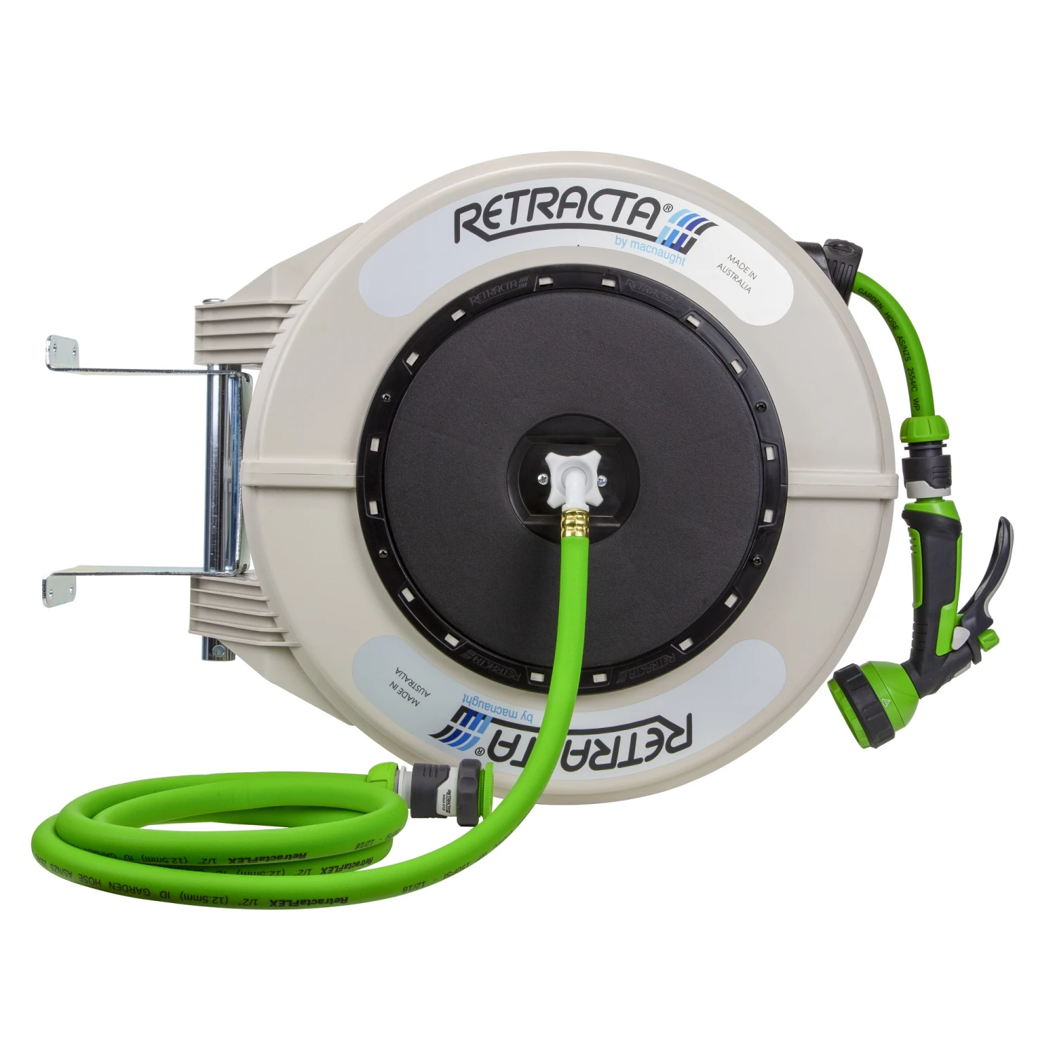 Macnaught DR418P-03 RETRACTA R3 12.5mmx18m Premium Garden Horticultural Water Beige Reel 3 Macnaught DR418P-03 RETRACTA R3 12.5mmx18m Premium Garden Horticultural Water Beige Reel