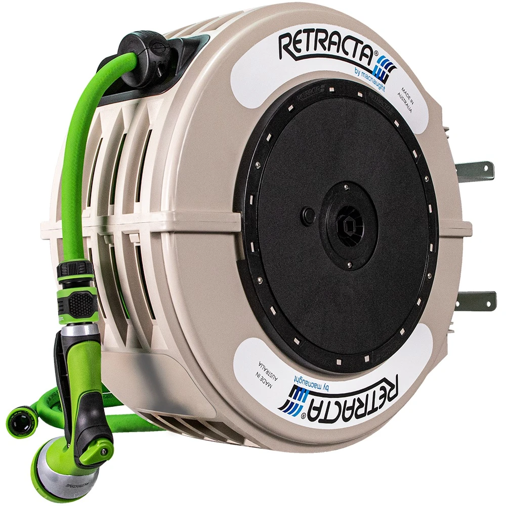 Macnaught DR418P-03 RETRACTA R3 12.5mmx18m Premium Garden Horticultural Water Beige Reel 4 Macnaught DR418P-03 RETRACTA R3 12.5mmx18m Premium Garden Horticultural Water Beige Reel - Image 2