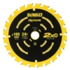 DeWALT DT10624-QZ EXTREME® 165mm X 16mm/20mm 24 Teeth Circular Saw Blade 2 DeWALT DT10624-QZ EXTREME® 165mm X 16mm/20mm 24 Teeth Circular Saw Blade -Tools Discounts DT10624 QZ