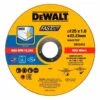 DeWALT DT43972-QZ High Performance Bonded Fast Cut Disc Tin Kit 125mm (5”) X 1.0mm X 22.23mm – 10 Pack Of Thin Cutting Wheels