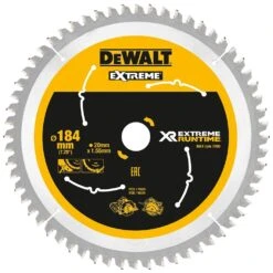 DeWALT DT90257-QZ EXTREME® 184mm X 16mm/20mm 24 Teeth Circular Saw Blade