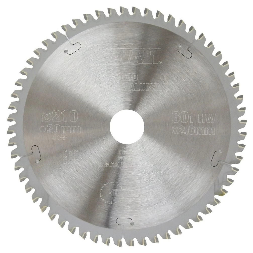DeWALT DT90288-QZ EXTREME® WORKSHOP 210mm X 16/25/30mm 60 Teeth Circular Saw Blade – Portable 3 DeWALT DT90288-QZ EXTREME® WORKSHOP 210mm X 16/25/30mm 60 Teeth Circular Saw Blade – Portable