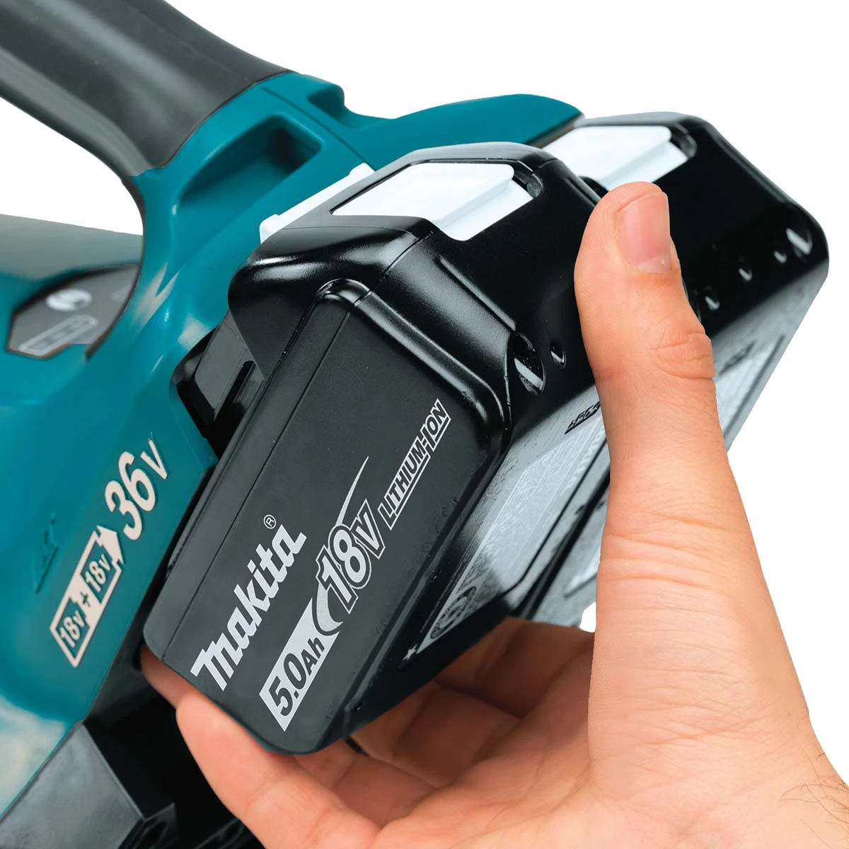 Makita DUB362PT2 36V (18Vx2) Brushless 5.0Ah Lithium-Ion Cordless Turbo Power Blower Combo Kit 5 Makita DUB362PT2 36V (18Vx2) Brushless 5.0Ah Lithium-Ion Cordless Turbo Power Blower Combo Kit - Image 3
