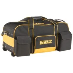DeWALT DWST1-79210 Heavy Duty 700mm Large Rolling Duffle Carry Tool Bag With Telescopic Handle