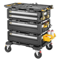 DeWALT DWST60510-3 Heavy Duty TOUGHSYSTEM 2.0 DXL 5-In-1 Tower Mobile Storage Tool Box System -Tools Discounts DWST60510 3 4