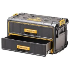 DeWALT DWST83529-1 Heavy Duty TOUGHSYSTEM 2.0 2 Drawer Stackable Mobile Storage Tool Box Module System -Tools Discounts DWST83529 1 1