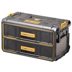 DeWALT DWST83529-1 Heavy Duty TOUGHSYSTEM 2.0 2 Drawer Stackable Mobile Storage Tool Box Module System -Tools Discounts DWST83529 1 2