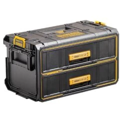 DeWALT DWST83529-1 Heavy Duty TOUGHSYSTEM 2.0 2 Drawer Stackable Mobile Storage Tool Box Module System -Tools Discounts DWST83529 1 3